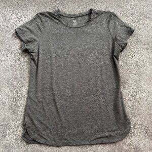 GAIAM Women's Short Sleeve Crew Tee in Charcoal
